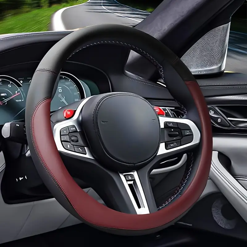 Car steering wheel cover leather