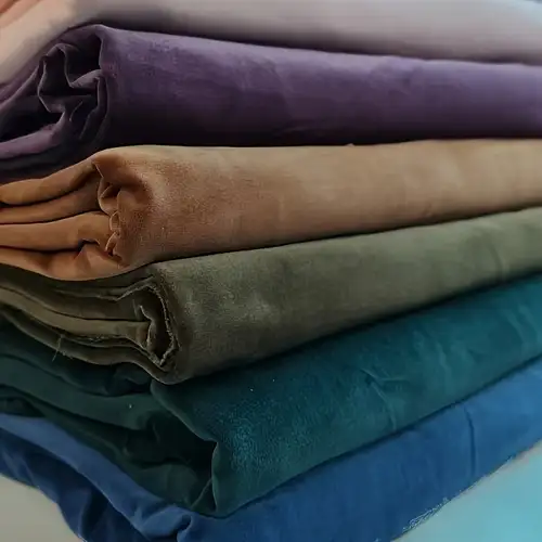 Velvet curtain fabric